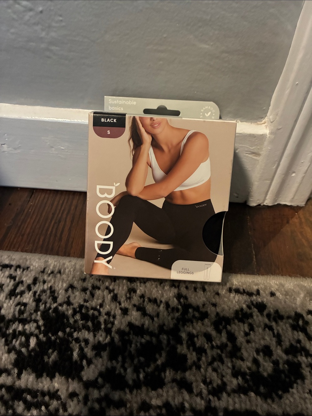 BOODY Black Full-Length Womens Leggings - Comfortable Stretch